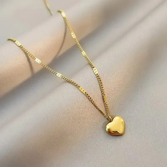 Golden Heart Necklace